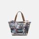 Ynot? Borsa Tote Medium Yes Bag Stampa Città